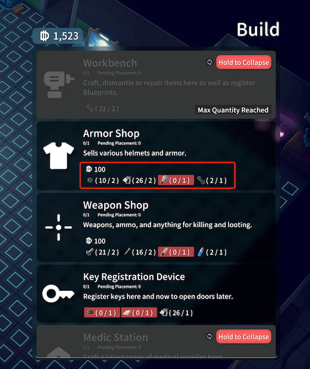 duckov-building-list