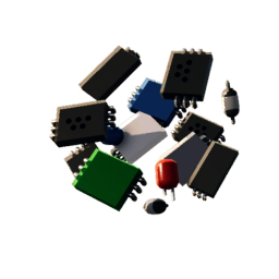 Pile of Electronic Components