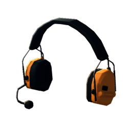 Orange Headphones
